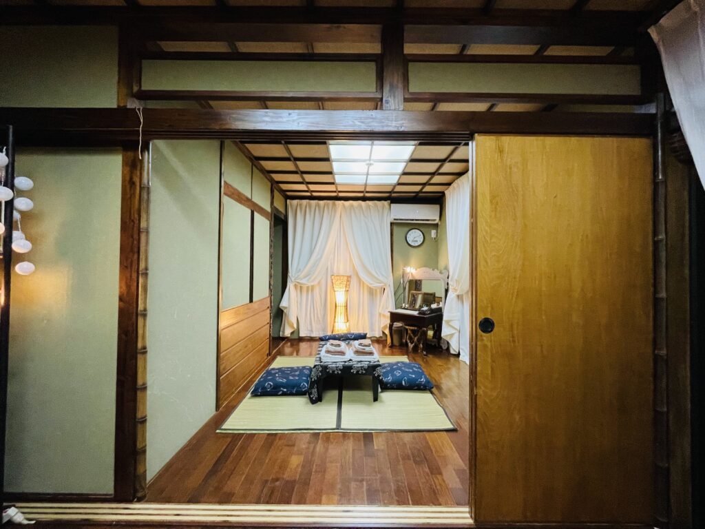 アジアン和室の正面です。